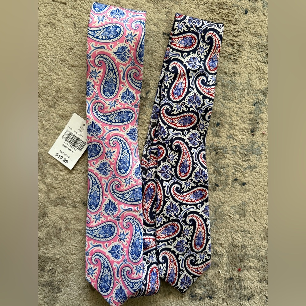 Paisley Patterned Ralph Lauren Ties Set